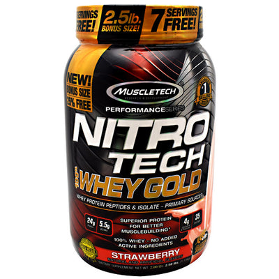MuscleTech Performance Series Nitro Tech 100% Whey Gold