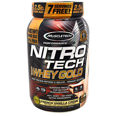 MuscleTech Performance Series Nitro Tech 100% Whey Gold
